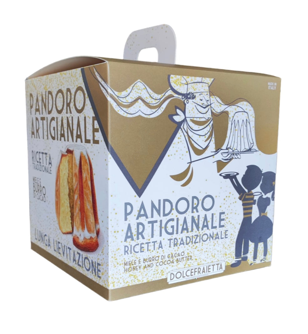 Pandoro Artigianale mit Honig und Kakaobutter