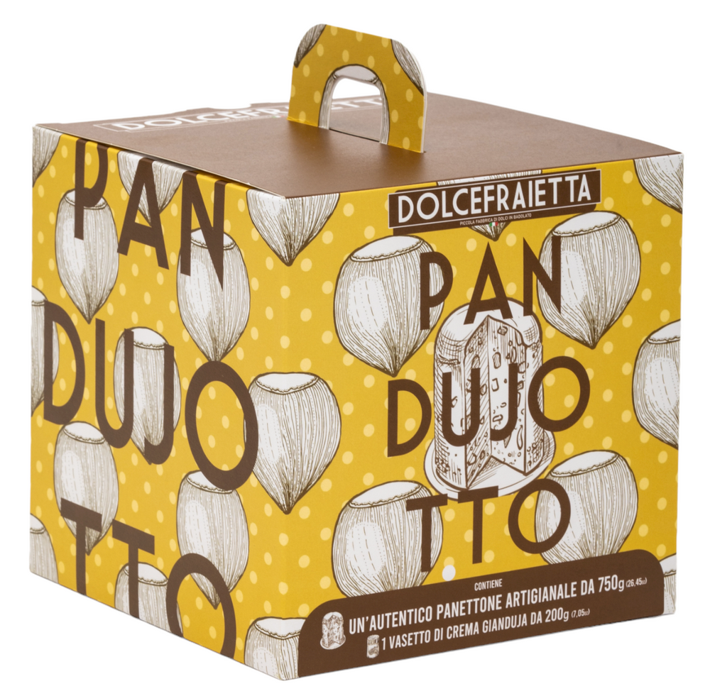 Panettone Schokoladen-Haselnusscreme (Pandujotto)