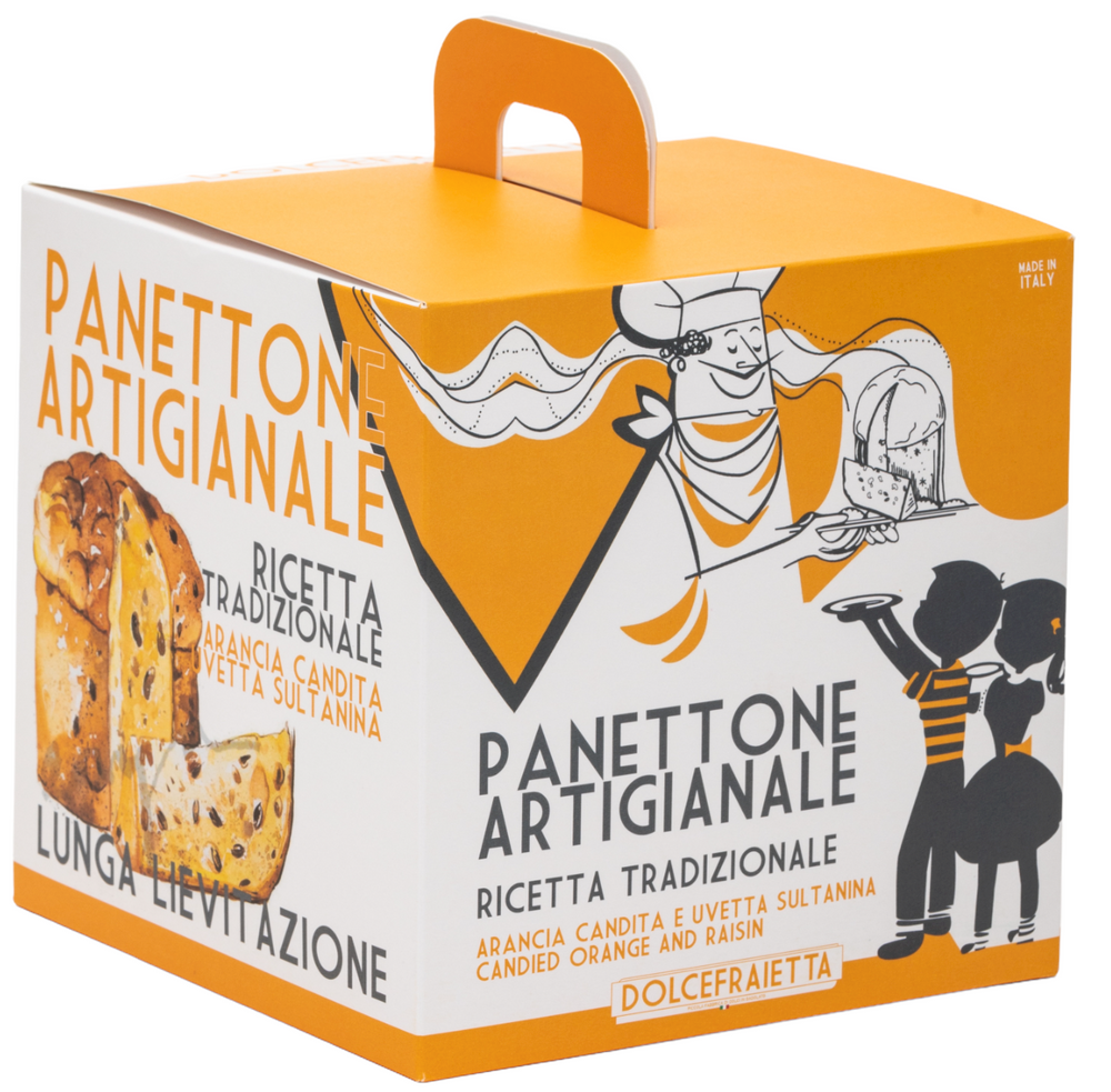 Panettone Rosinen und kandierte Orangen